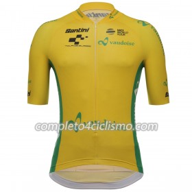 Maglia Gialla 2018 Tour de Suisse Manica Corta